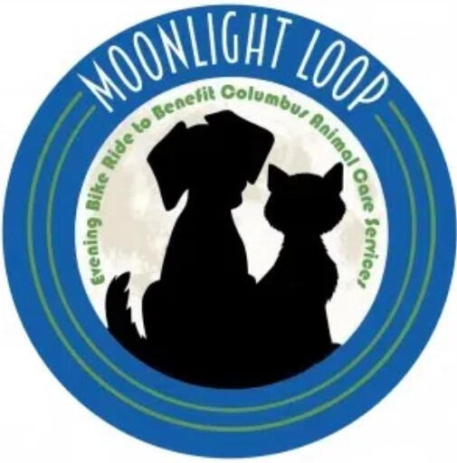 Logo for Moonlight Loop blue logo for the Moonlight loop event